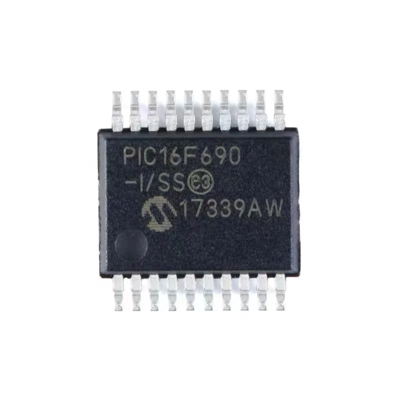 PIC16F690-I/SS SSOP-20 8-bit Microcontroller, 100% New