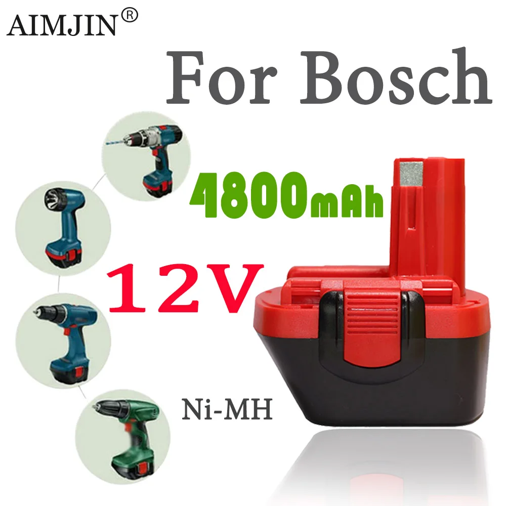 

For Bosch 12V 4800mAh Li-ion Battery，Compatible PSR 1200 GSR 12V AHS GSB GSR 12 VE-2 BAT043 BAT045 BAT046 BAT049 BAT120 BAT139