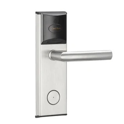 Smart design RF card digital door lock Intelligent hotel lock AA battery powered dampproof and dustproof