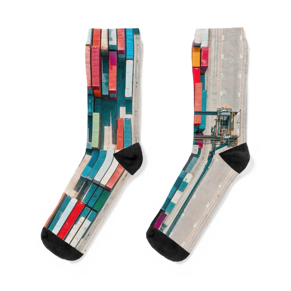 

Intermodal containers colors Socks christmas gifts valentine gift ideas custom aesthetic Man Socks Women's