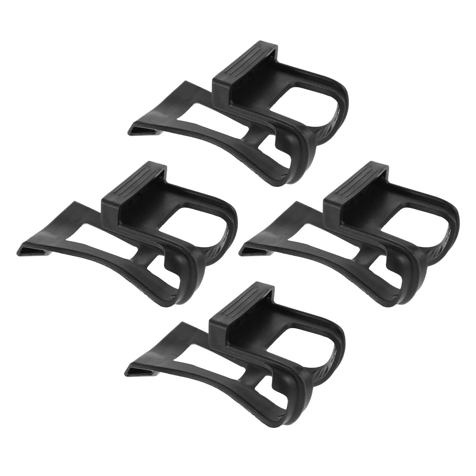 

Комплект из 4 универсальных регулируемых фиксаторов для педалей велосипеда с ремешками для фитнеса, шоссейных и горных велосипедов