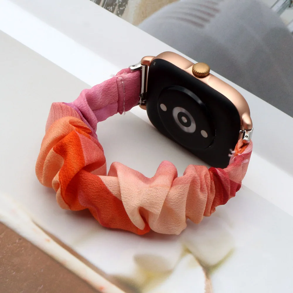 20 mm Uhrenarmband Scrunchies Band für Galaxy Watch 7 6 5 4/4 Classic/Active 2/Garmin Bounce/Vivoactive 6/Amazfit GTS/Bip