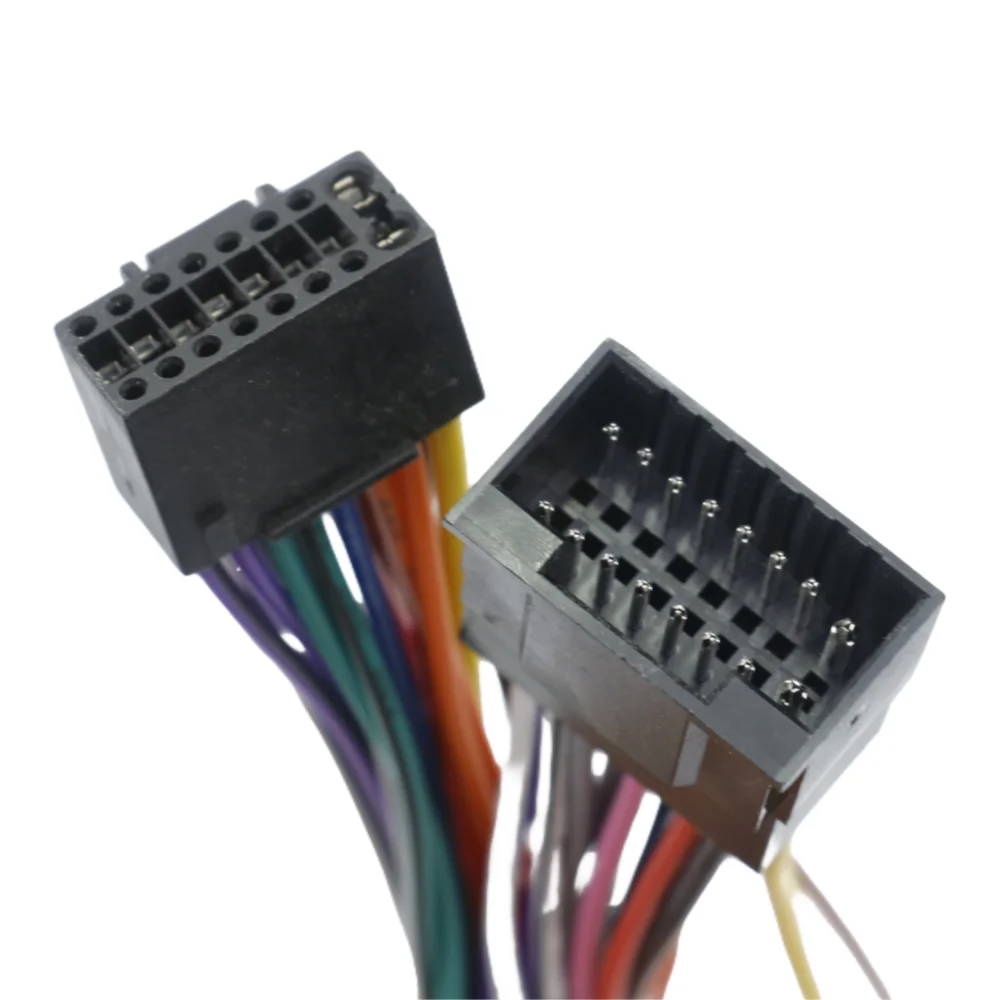 

16 Pin Car Extended Wiring Harness Adapter Cable For Android Radio Power Line Extension Connector