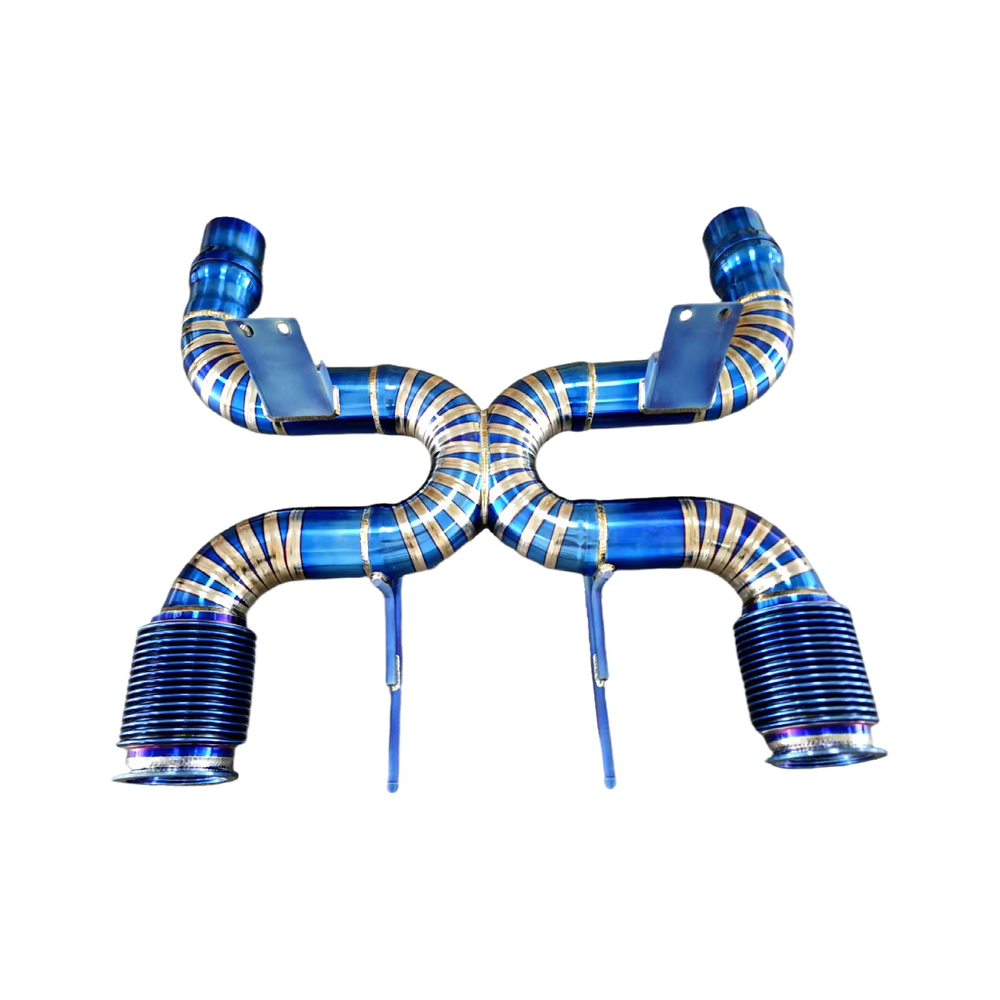 

Titanium Exhaust System For Mclaren 720S 2017-2023 4.0T V8 Without Valves Auto Pipes Parts