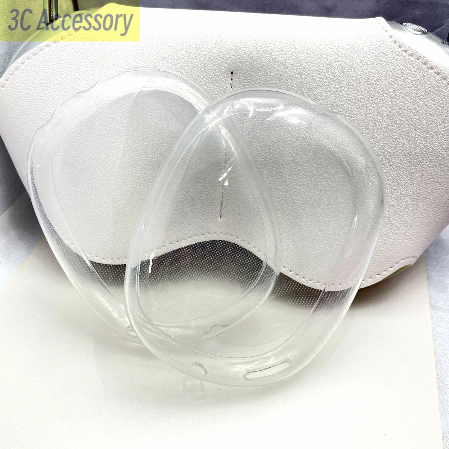 Abdeckung für 2024 Air Pods Hülle (USB C) Kristallklare schützende Ohrmuschelabdeckungen Ultra Hybrid Pro Entwickelt für Airpods Max Hülle