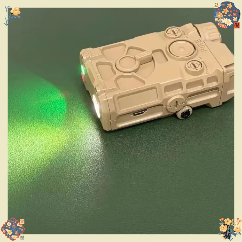 

USB-перезаряжаемый аксессуар для игрушек с зеленым световым фонариком, ИК-датчиком, креплением на 20-мм планку, из АБС-пластика, для игр на открытом воздухе