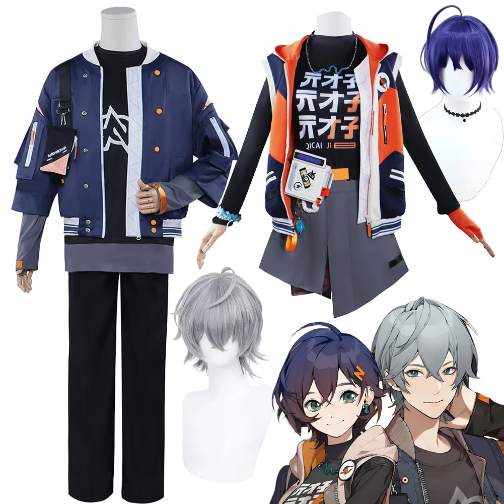 

Fancy Dress Belle Wise Cosplay For Men Women Clothing Wigs Game Zenless Zone Zero Costume Man Roleplay Fantasia Party Outfits