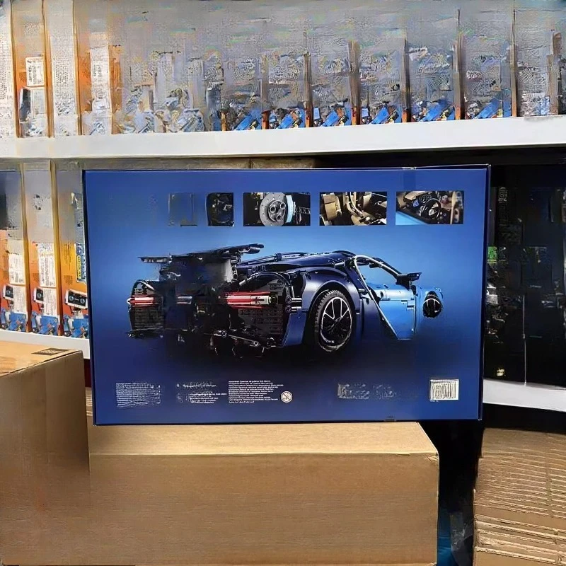 Sports car, mechanical group series men and women puzzle building block toy gift