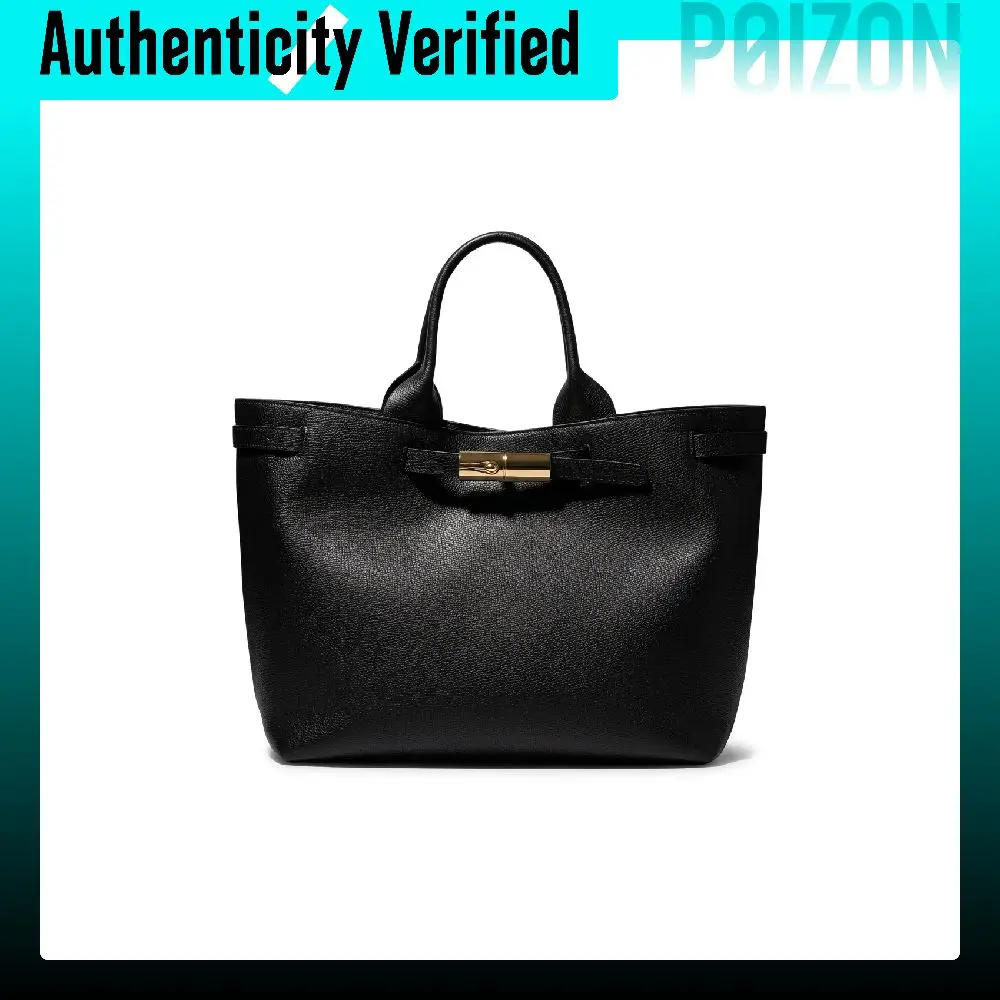 LONGCHAMP Le Smart Grain Cow Leather One Shoulder Handbags Women's Black 10327HJH001