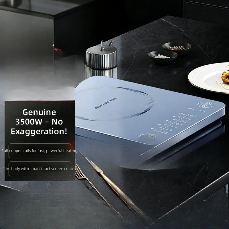 Commercial Induction Cooker 3500W, Ultra-Thin Flat Design, High Power, Smart Kitchen Appliance, Energy Efficient, Easy to Clean