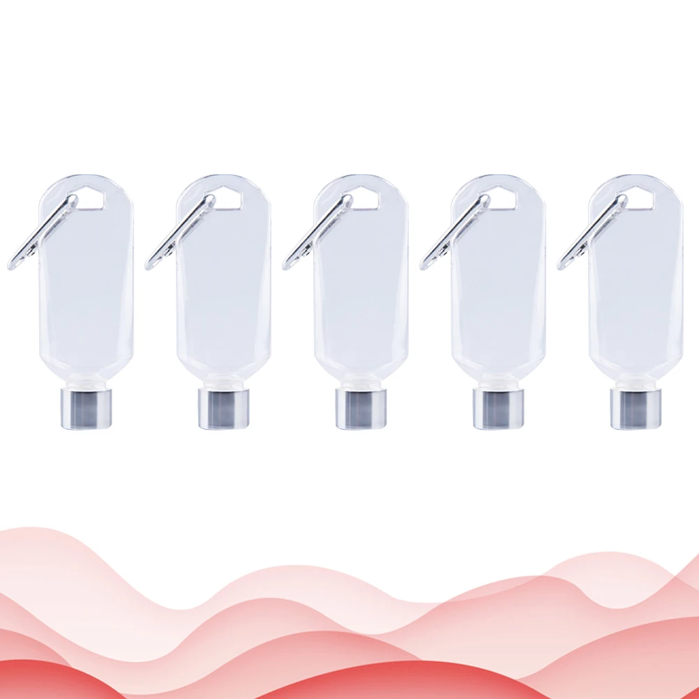 

5Pcs Refillable Bottles Eco Friendly Durable Shampoo Body Wash H Cream Empty Travel Soap Container Suitable Business Trip Sports