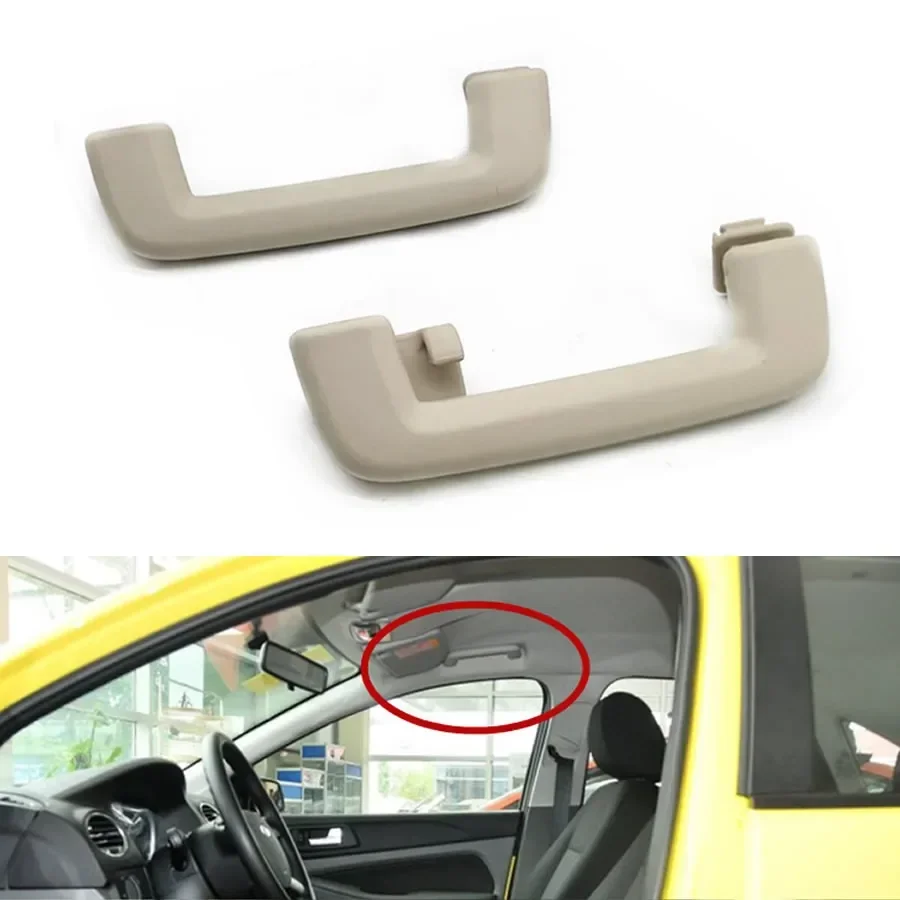 

1pcs For Ford Focus Mondeo 2005-2014 Car Inner Roof Armrest Ceiling Pull Handle Arm Rest Door Safety Handle Beige