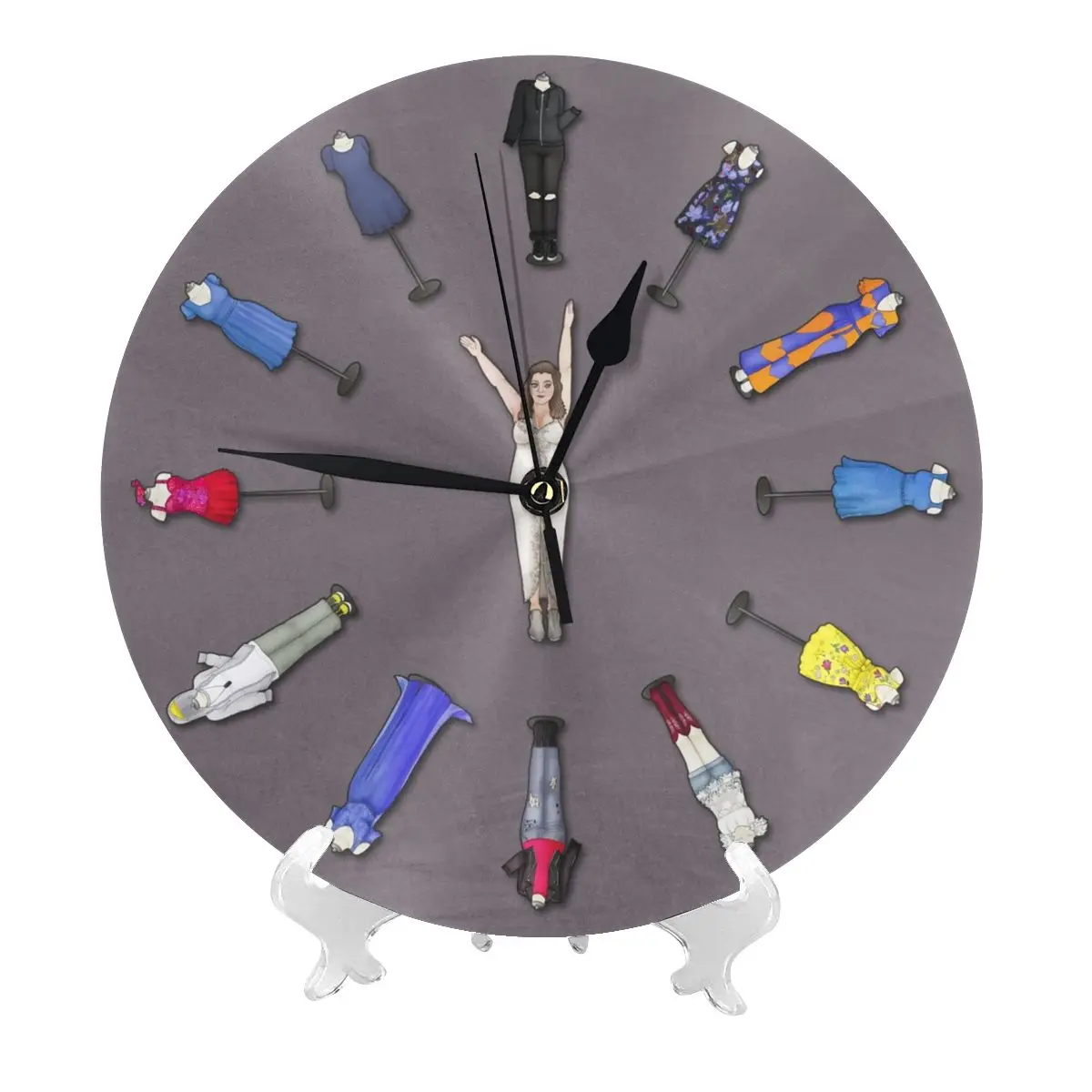Eleven O'Clock Wall Clock Modern 3D for Home Office Hotel Restaurant School Decoration