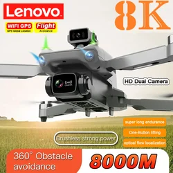 Lenovo K998 Professional Drone Camera HD 8K S11Vision Obstacle Avoidance Brushless Motor GPS 5G WIFI FPV Quadcopter for Toys