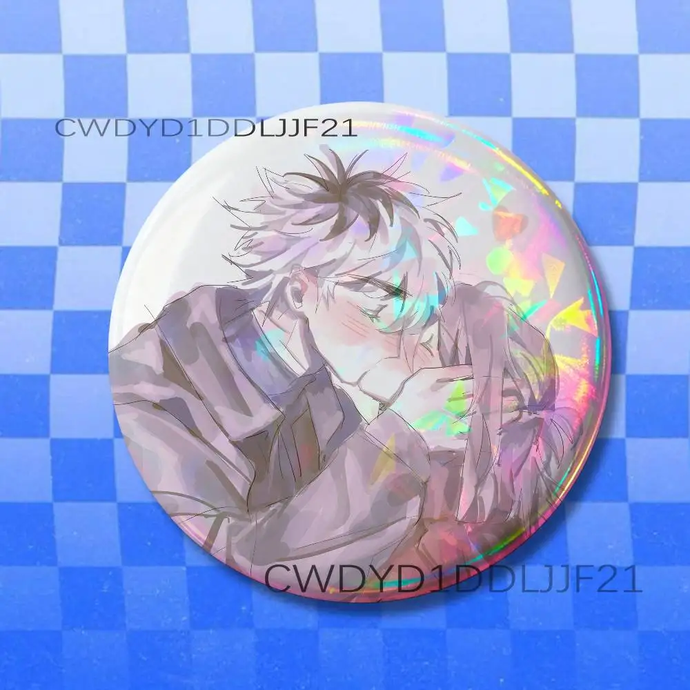 C-Cherry Crush Anime Badge Brooch Figure Lapel Pins Clothes Backpack Fashion Cute Collection Decoration Display