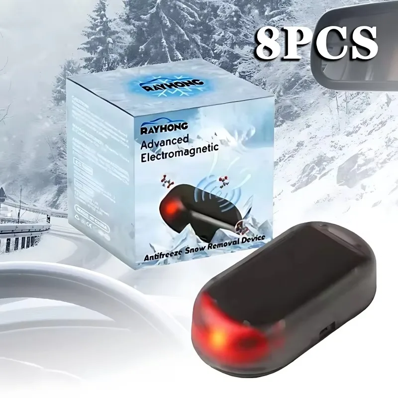 1-8PCS Anti-freezing Device Winter Anti Ice and Snow Cover Car Window Glass Jammer Windshield De-icer Anti-freeze and Anti-snow