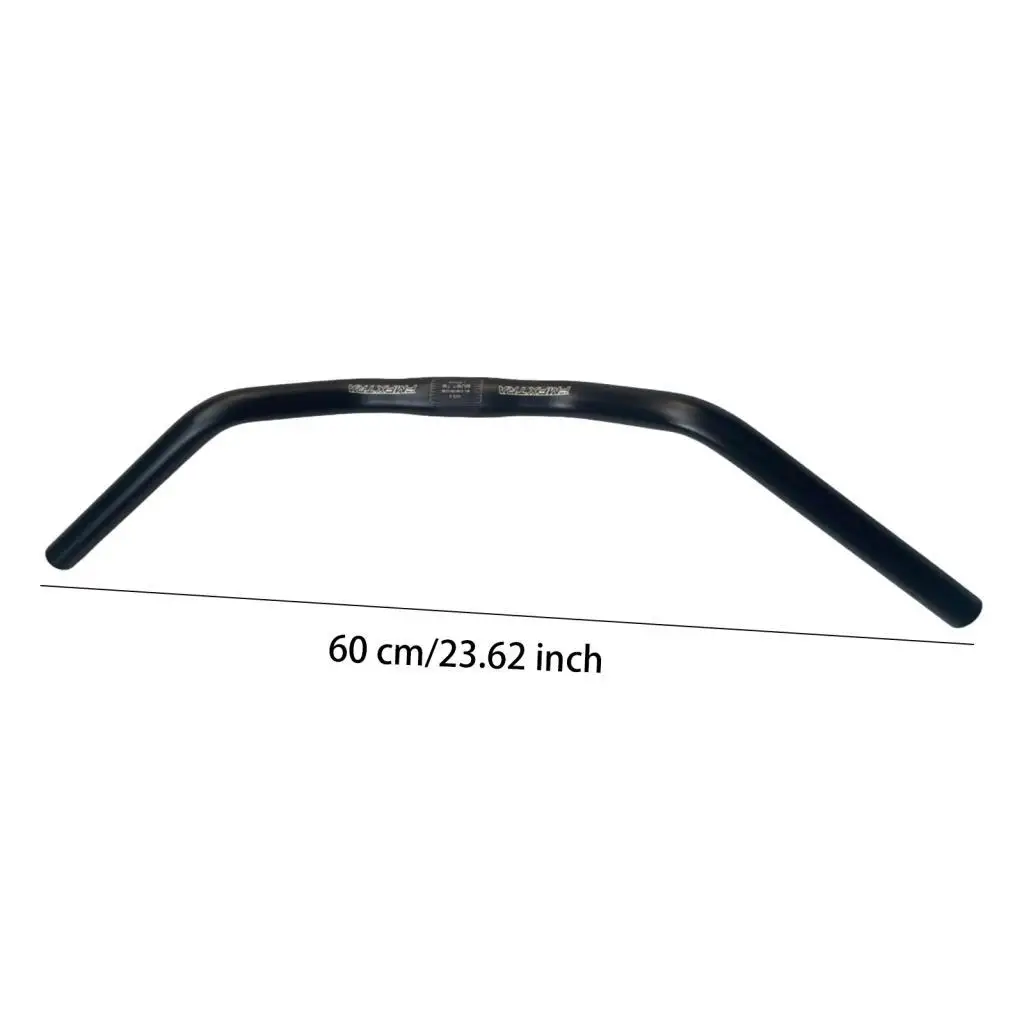 Guidon de vélo en aluminium, guidon courbé stable universel pour le vélo tout-terrain