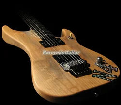 In Stock N4 Natural Electric Guitar Ash Body, Maple Neck, Abalone Dot Inlay, Floyd Rose Tremolo Bridge, Stephens Extend Cutaway