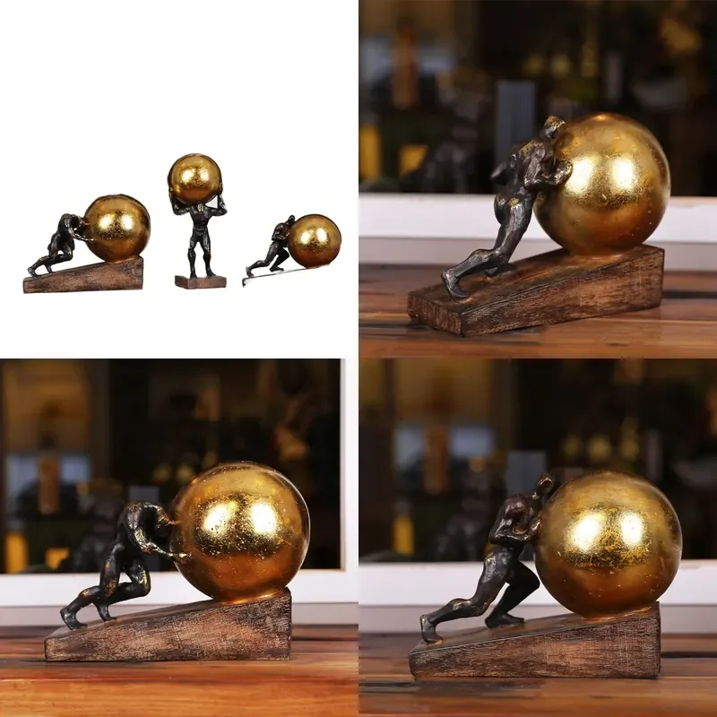 Myth Character Model House Creative Ornament for Living Room Entrance Study Book File Decoration Cross-border