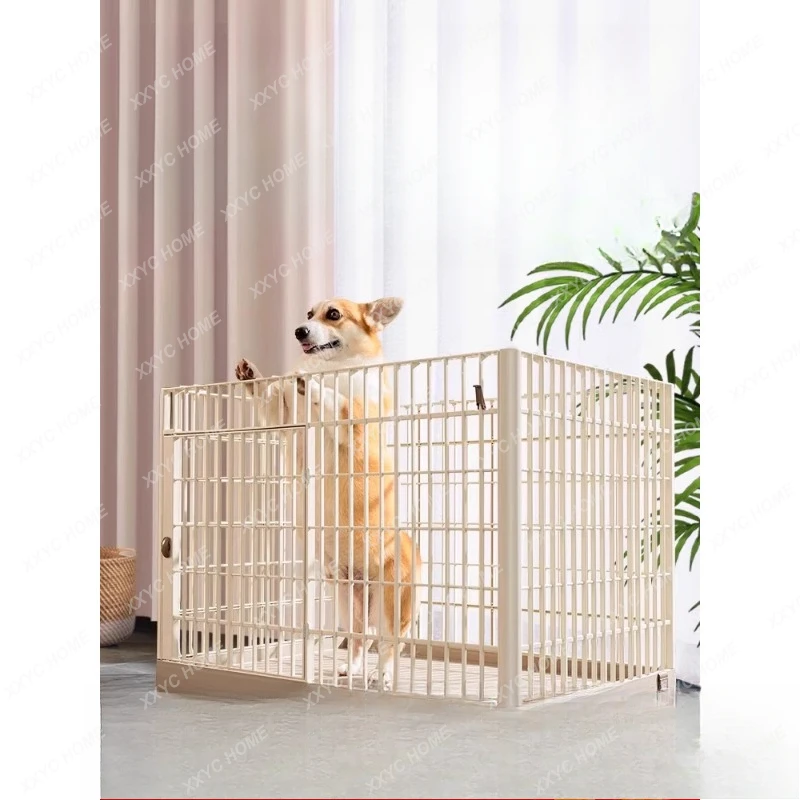 

Resin Dog Cage Indoor Fence Large Medium Small Dog Nest Pet with Toilet Alice Household Cat Cage
