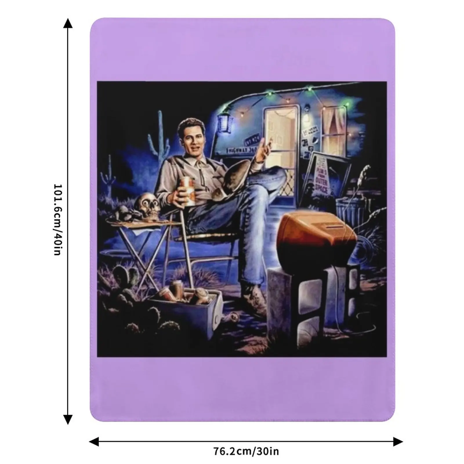 Joe Bob Throw Blanket Summer Cool Breathable Blanket for Sleeping