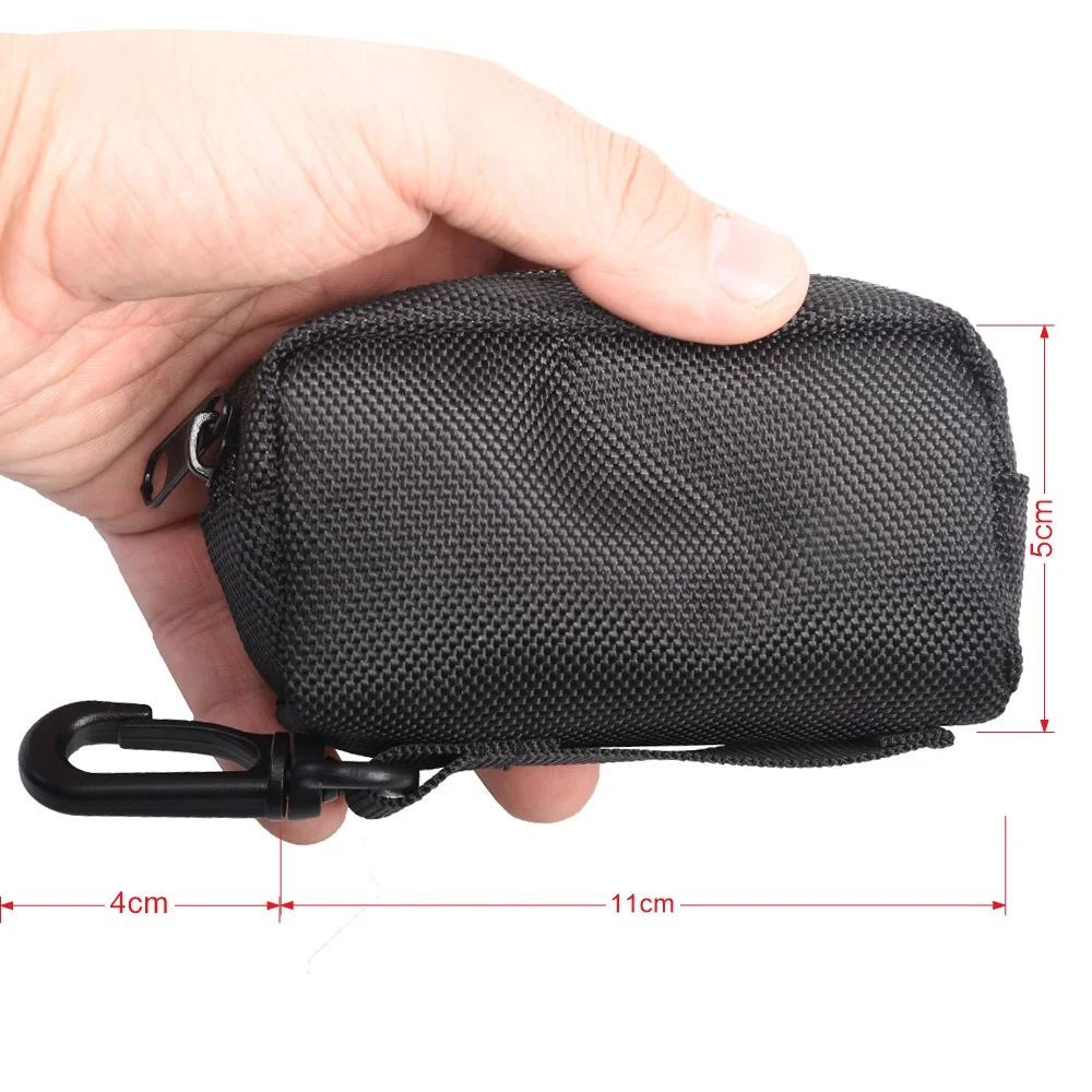 Waterproof Golf Ball Bag With Clip Golf Tee Holder Pouch Golf Ball Pocket Fanny Pack Lightweight Golf Ball Case Golf Accessories