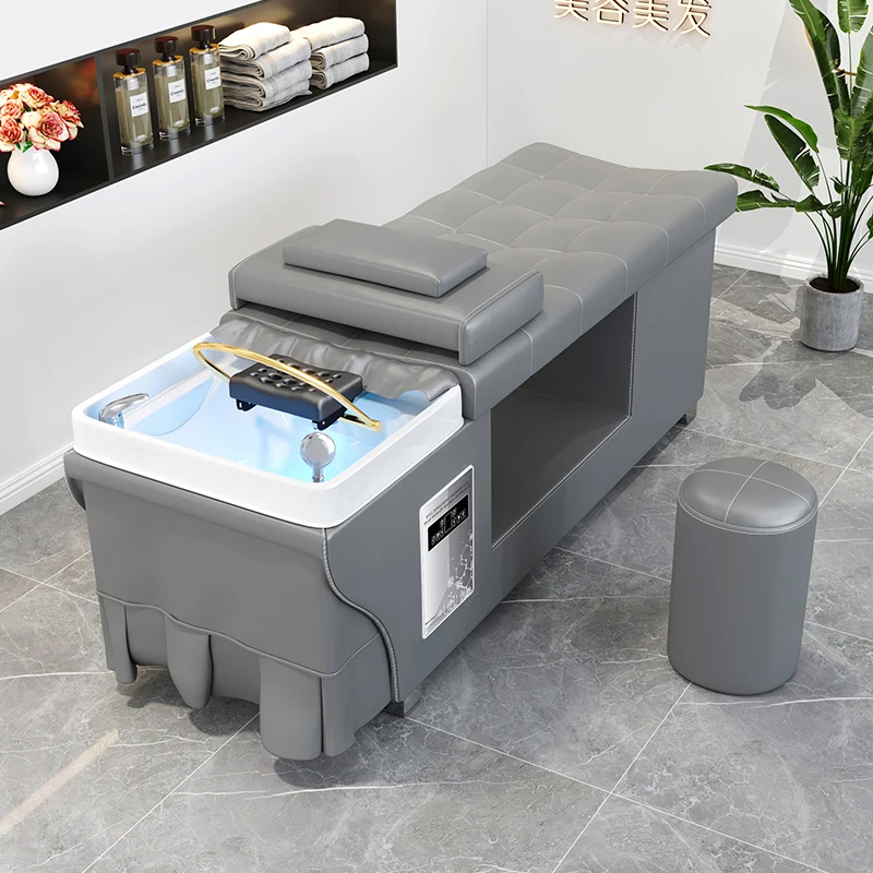 Stylist Shampoo Basin Beauty Salon Stand Bed Wash Hair Spa Chair Hairstyle Washing Machine Massage Cadeira 601