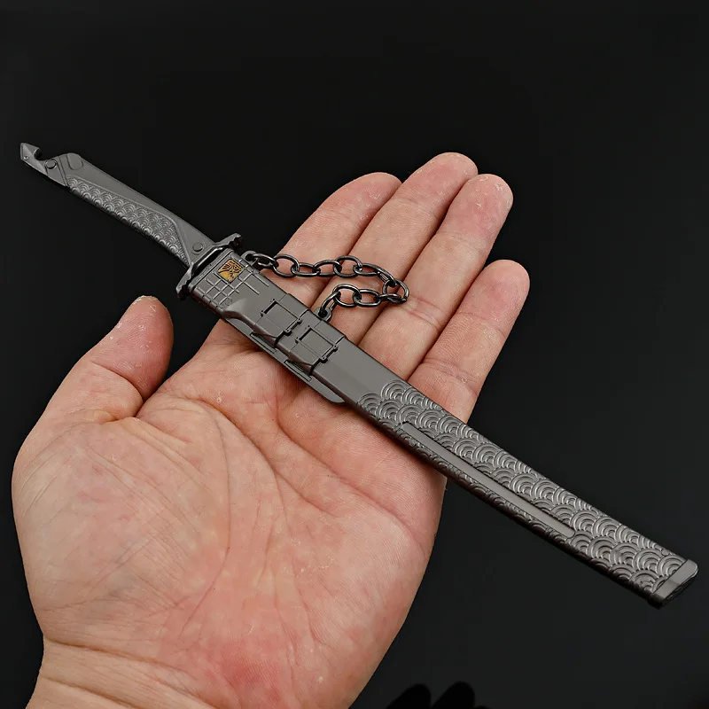 30cm/11.81in Arena Breakout Ming miecz Xiuchun nóż z osłoną gra peryferyjne sztuki walki broń Model ozdoba zabawka dla chłopca prezent
