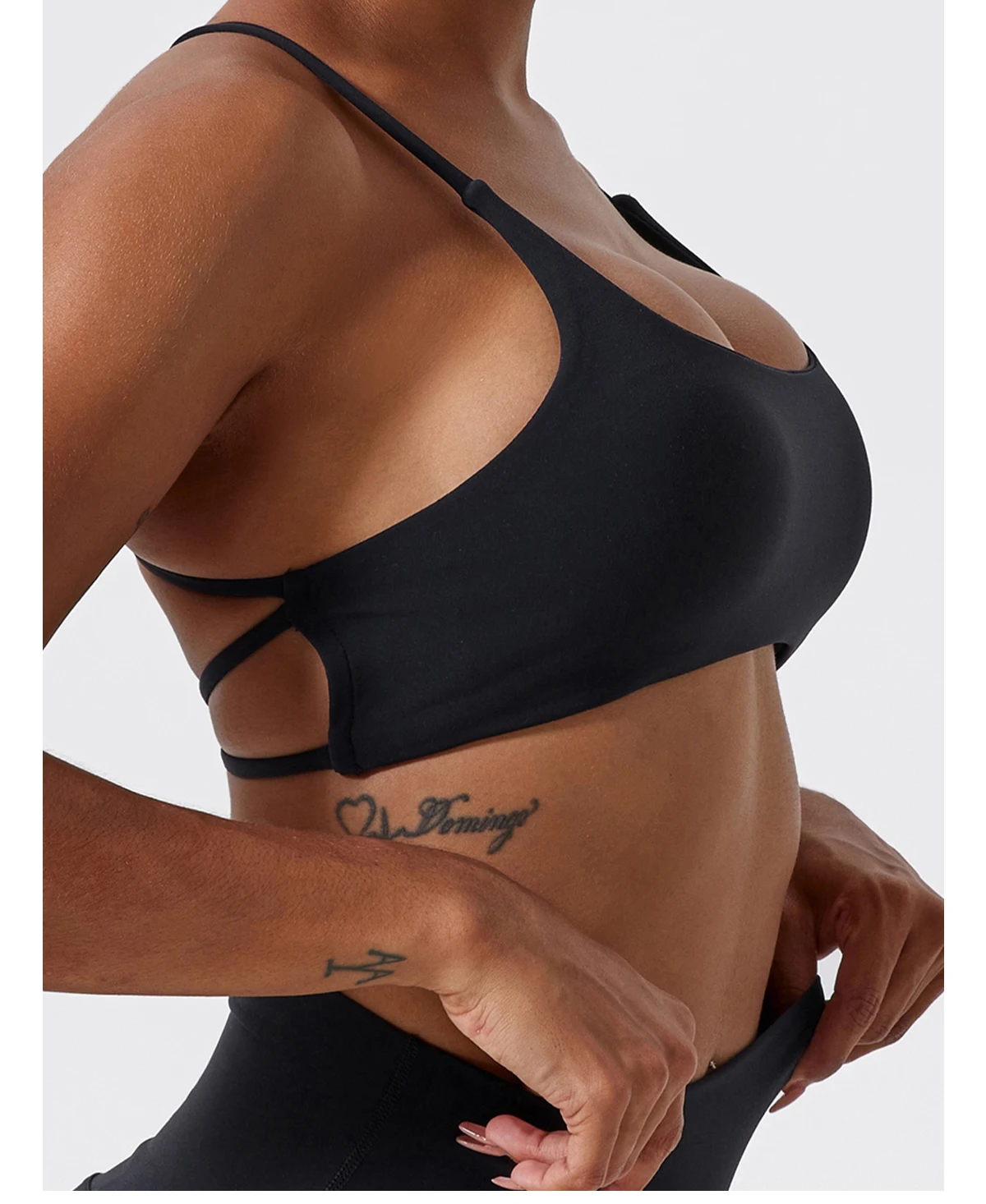Hearuisavy Sommer Damen Sport-BH Unterwäsche Sportbekleidung Gym-Top Yoga-Kleidung Atmungsaktiv Schnelltrocknend Lauf-Pilates-Fitness-Top – Detail 27
