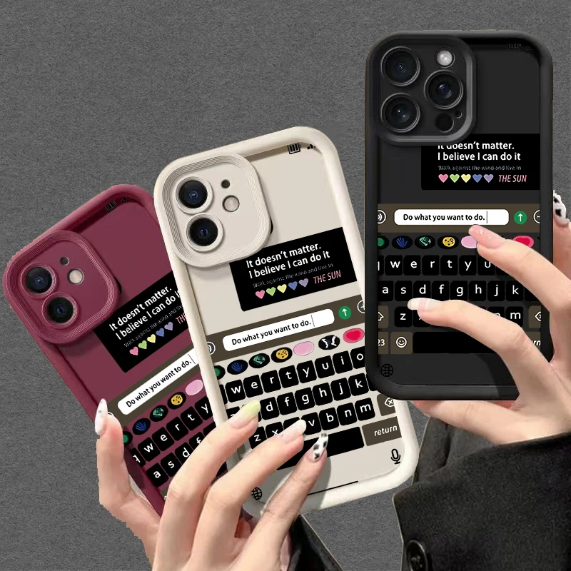 

Phone Chat Page Vivid Pattern Phone Case for iPhone 16 Pro Max 16PRO 16PLUS 16 11 14 Pro 13 12 15 Pro Max Softcase