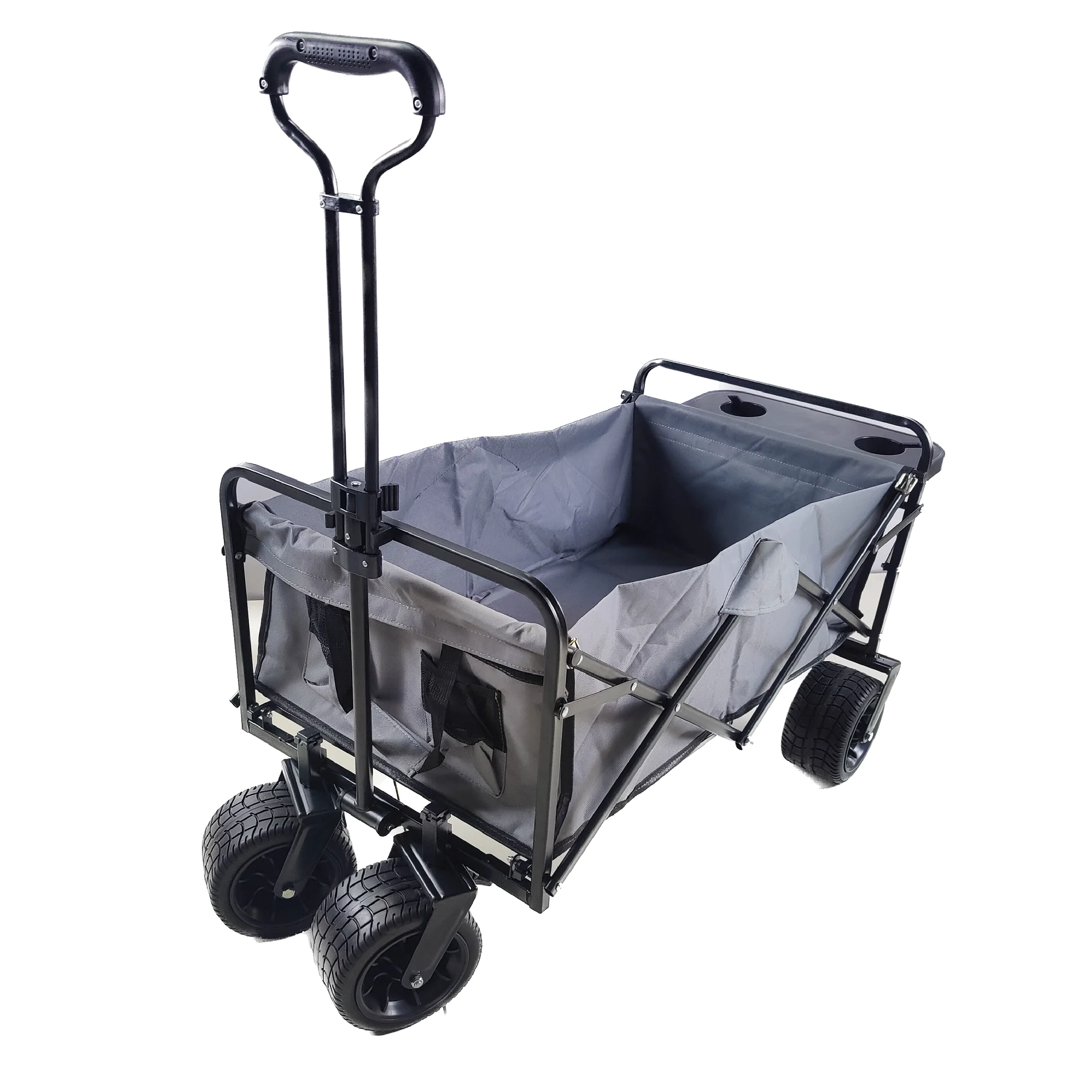 Outdoor Collapsible Folding Wagon Truck Camping Folding Wagon Camping Folding Wagon Truck With Foldable Table