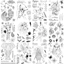 Fairy Giraffe Elephant Lion Transparent Stamps Clear Stamps for Diy Scrapbook/card Diy Greeting Paper Crafts Photo Album Decora