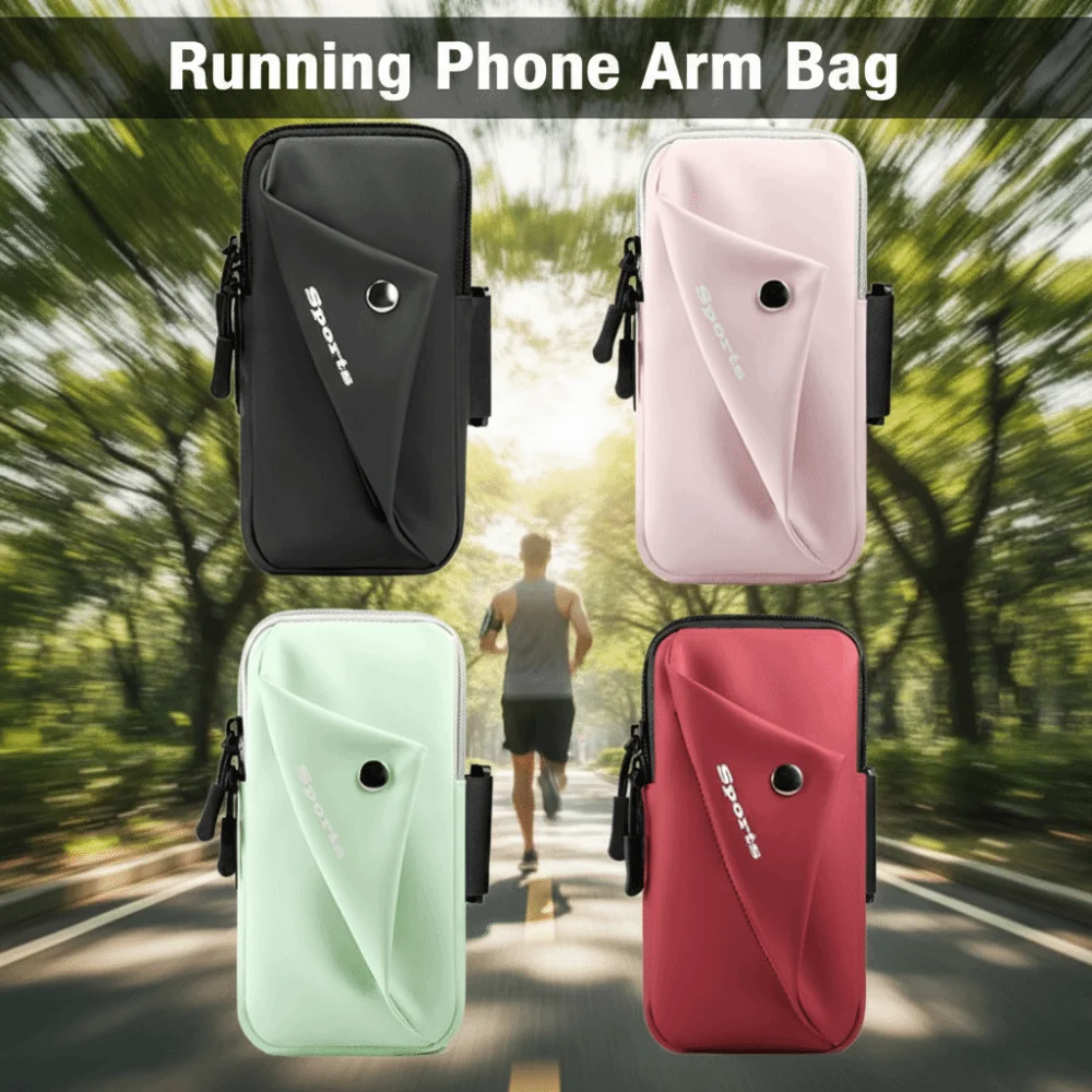 

Водонепроницаемая сумка для бега на руку для телефона, большая вместимость, легкий держатель для телефона для бега, унисекс, с вертикальной повязкой, спортивная сумка для телефона