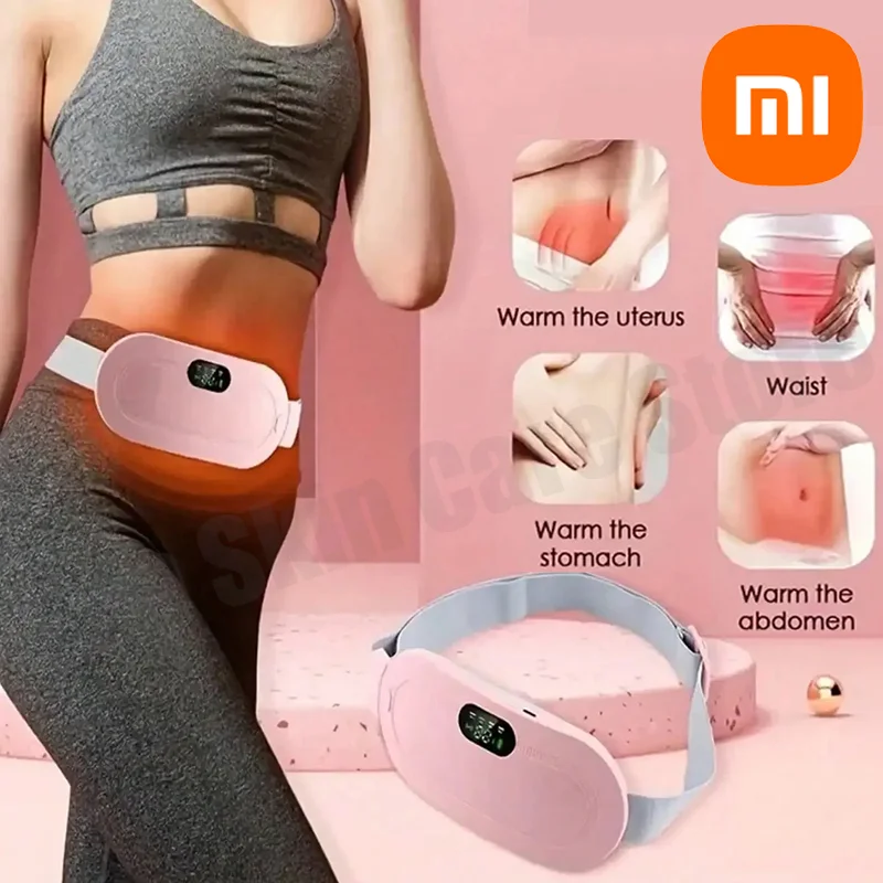 Xiaomi Electric Massager Heating Belt Menstrual Spasm Vibrator Suitable Relief Menstrual Discomfort Keep Waist Abdomen Warm New