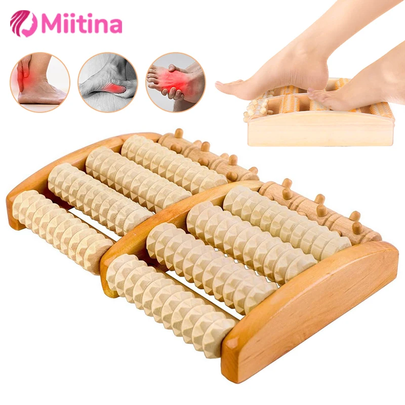 

Wooden Foot Roller Foot Massager for Plantar Fasciitis Relief Foot Massager for Neuropathy & Boosts Circulation Health Care