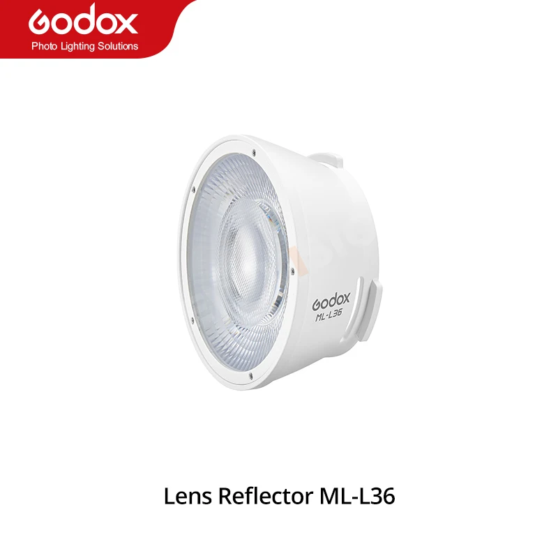 Godox ML100R Accessoires RF-ML45 Lensreflector ML-CFL5 Siliconen Fresnel ML-CS30 ML-SF3030 Softbox, AK-B01 Powerbankhouder