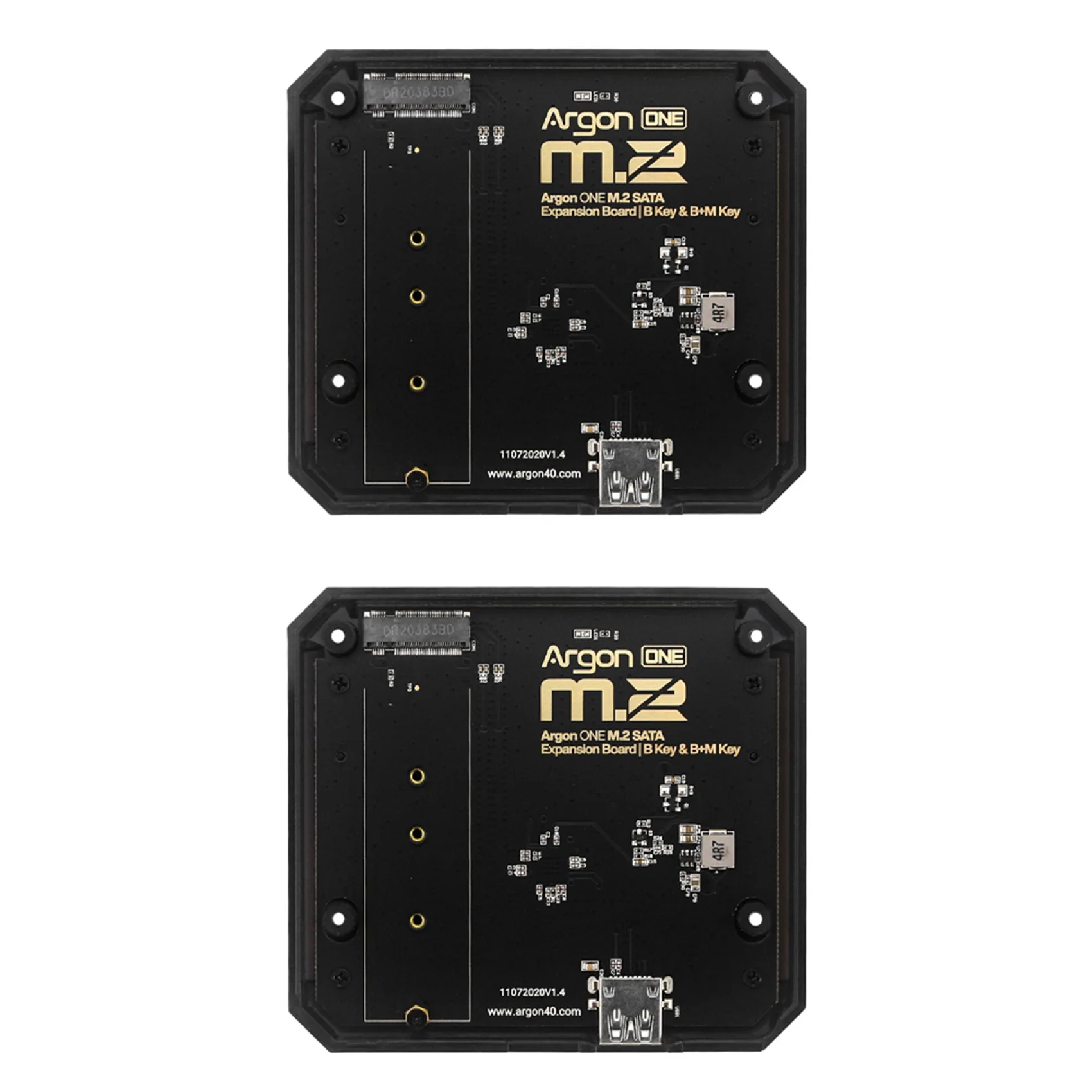 

Classic-2X M.2 Expansion Board USB 3.0 To M.2 SATA SSD Adapter For Raspberry Pi 4 Model B Base For Argon ONE V2/M.2 Case