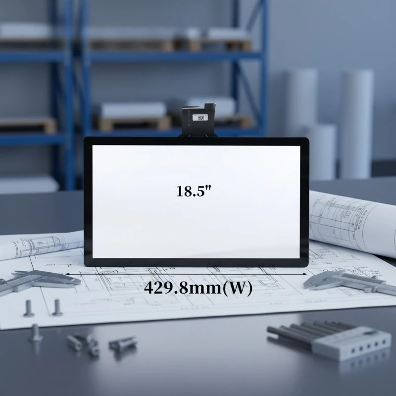 MOQ 18.5 inch capacitive touch screen multi-touch 20-point touch for kiosks