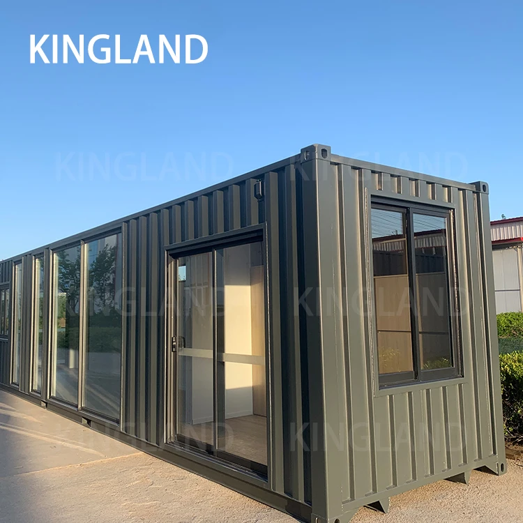 China Container Manufacturer Supports Customized 40Ft Shipping Container House Includes Bedroom Kitchen Living Area-Made Steel