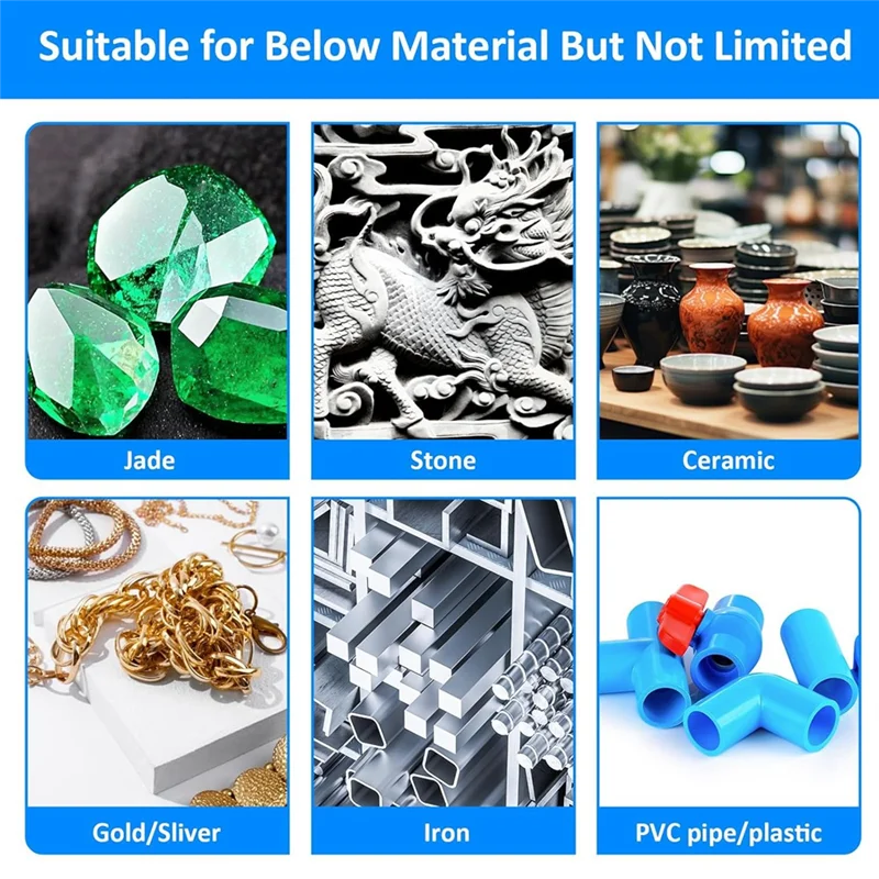 

J1UL1N 20 шт. шлифовальное сверло для инструментов Dremel, аксессуары, принадлежности для вращающихся инструментов для инструмента для полировки Dremel 1/8 дюйма