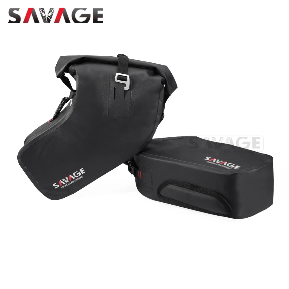 ケース Kawasaki Ninja 650 Z650 Semi Soft Pannier Side Saddlebags +