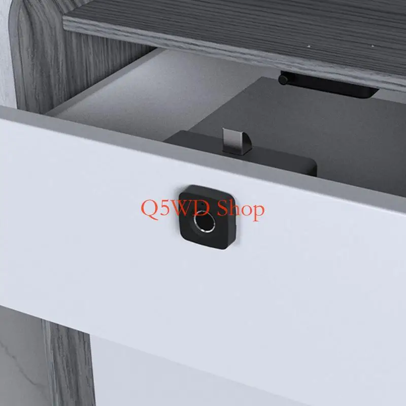 Q5WD Electronics Fingerprint Drawer Lock for Home Office and Dorm Security Designs