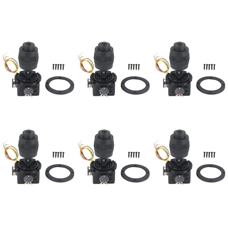 6X جديد 4-محور عصا التحكم الجهد Jh-D400X-R2 5K أوم 4D مع زر عصا التحكم مع رقم المسار 12001297   R2 5K-A78G