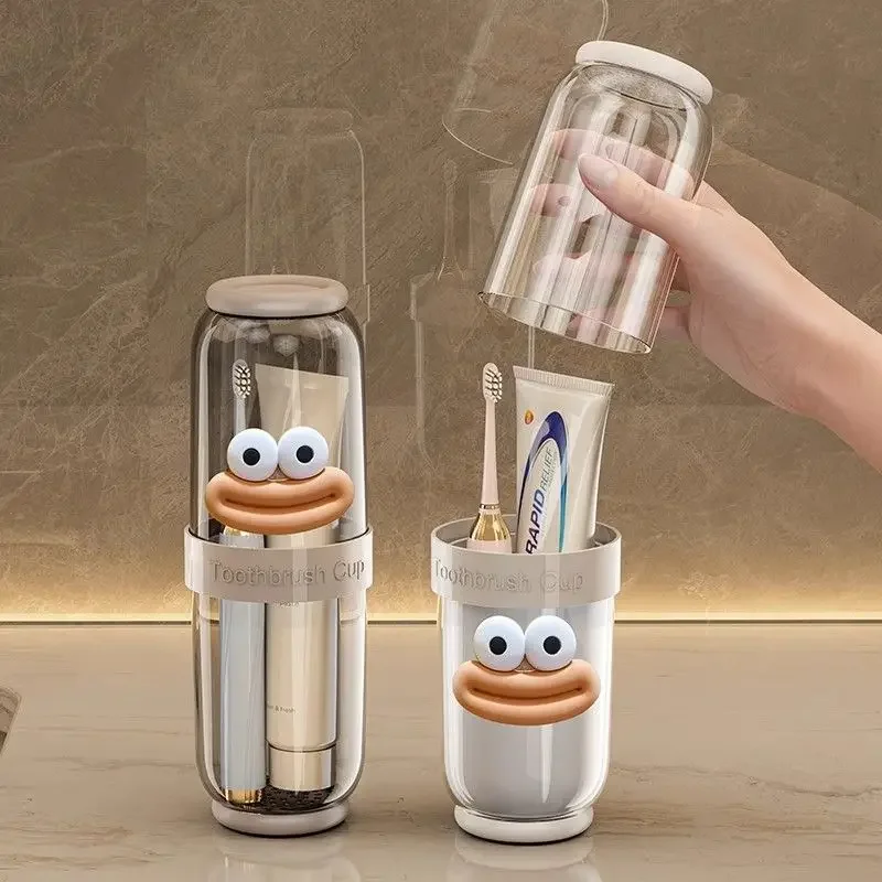 Travel Toothbrush Toothpaste Tooth Brushing Utensil Cup Portable Household Cup Suit Gargle Cup Travel Storage Box