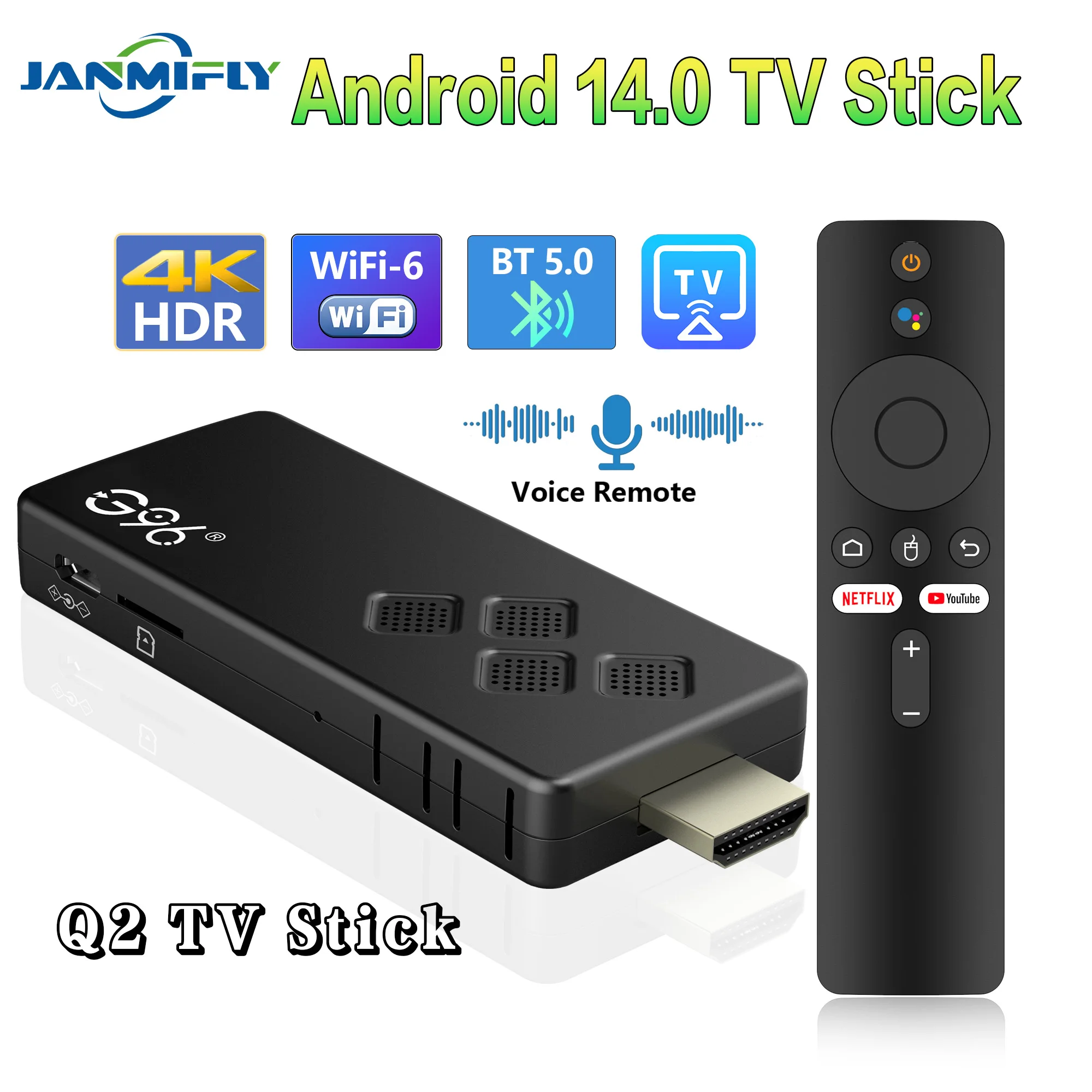 

Новый смарт-медиаплеер Q2: высокопроизводительный Android 14.0, 4K Ultra HD, Dual Wi-Fi 6, Bluetooth 5.0, поддержка нескольких языков