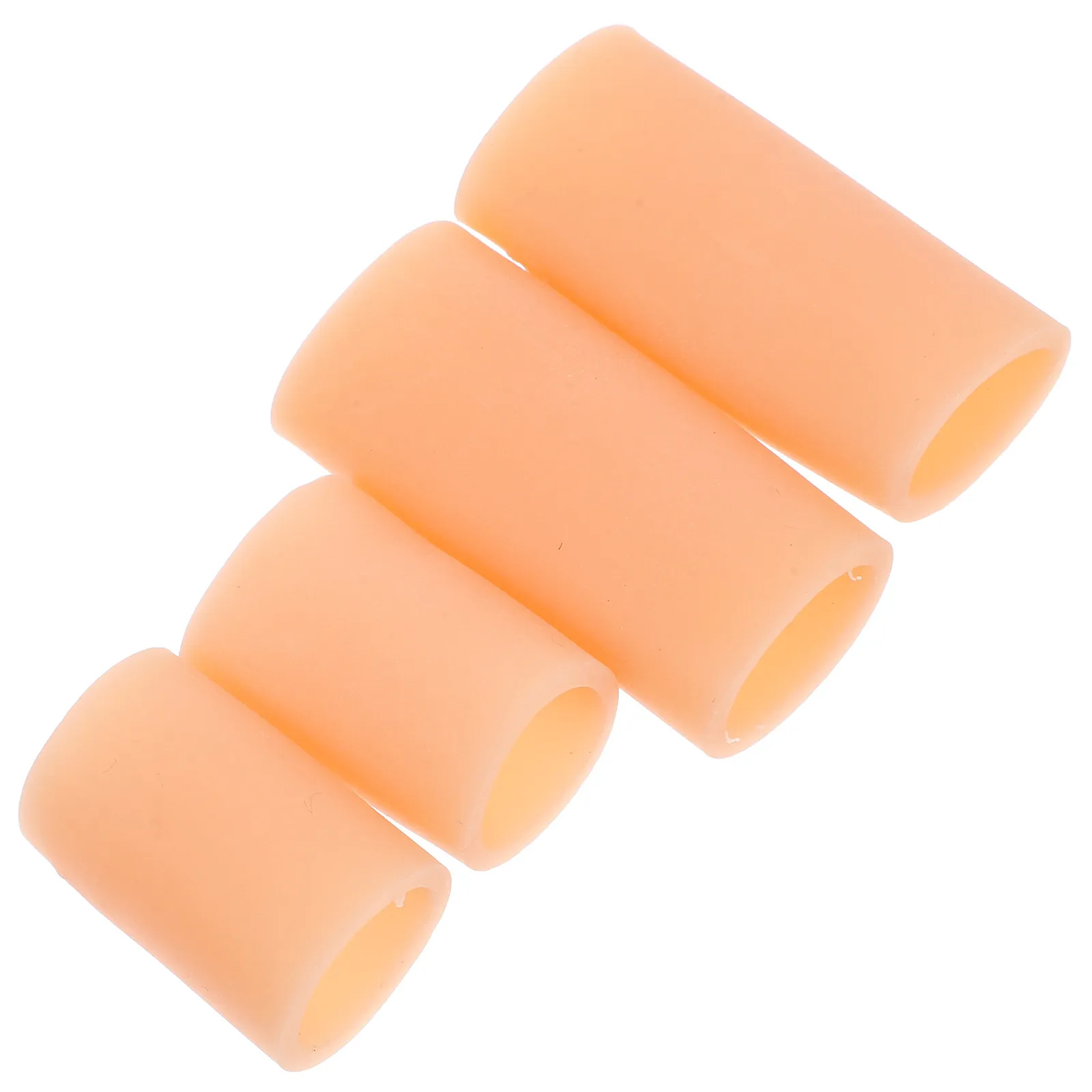2Pairs Silicone Finger Protectors Gel Covers Comfortable Waterproof Thumb Sleeves for Typing Cooking Crafting Gaming Sewing