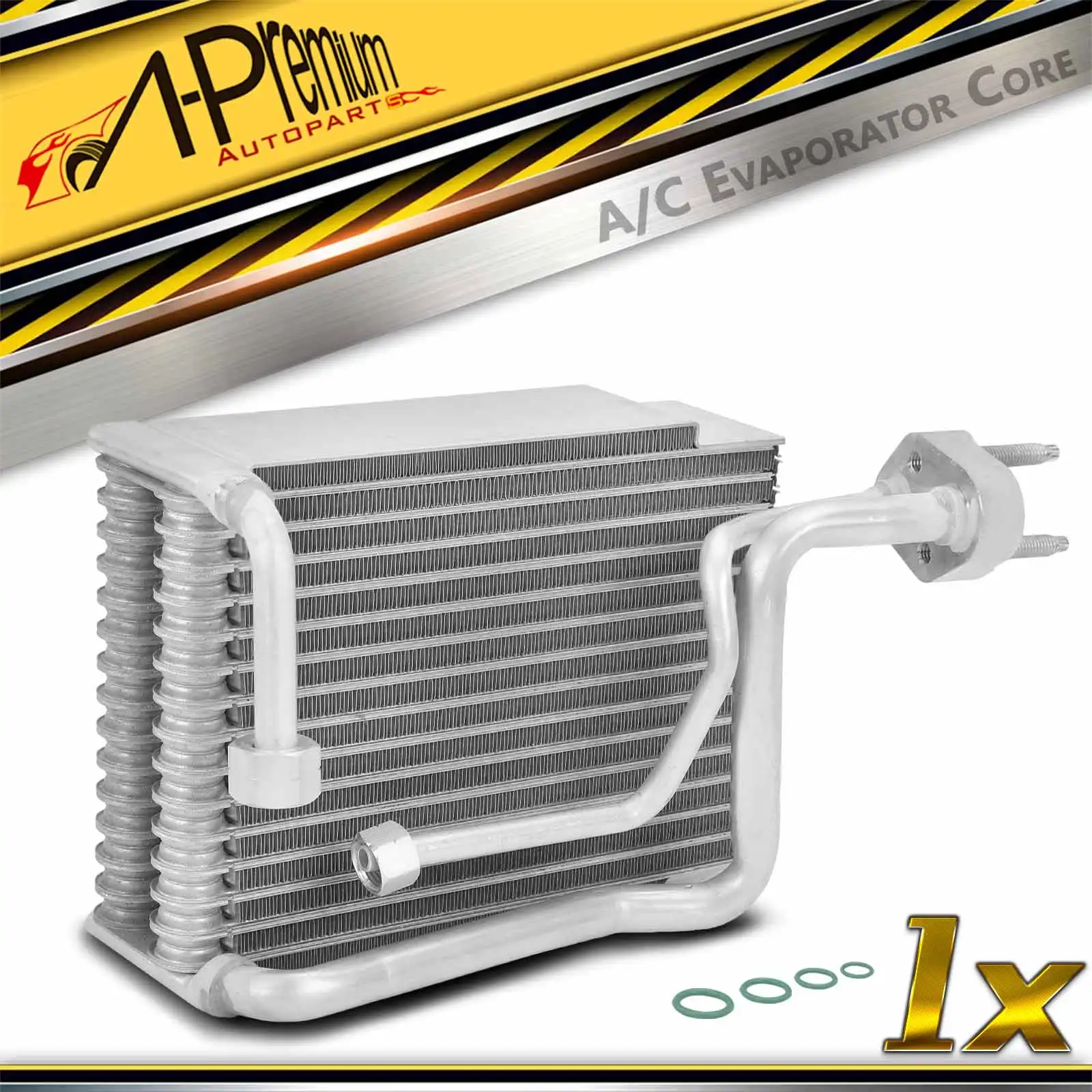 A-Premium Rear Side A/C Evaporator Core for GMC Envoy 2002-2009 Envoy XL 2002-2006 Buick Rainier 2004-2007 Isuzu Ascender