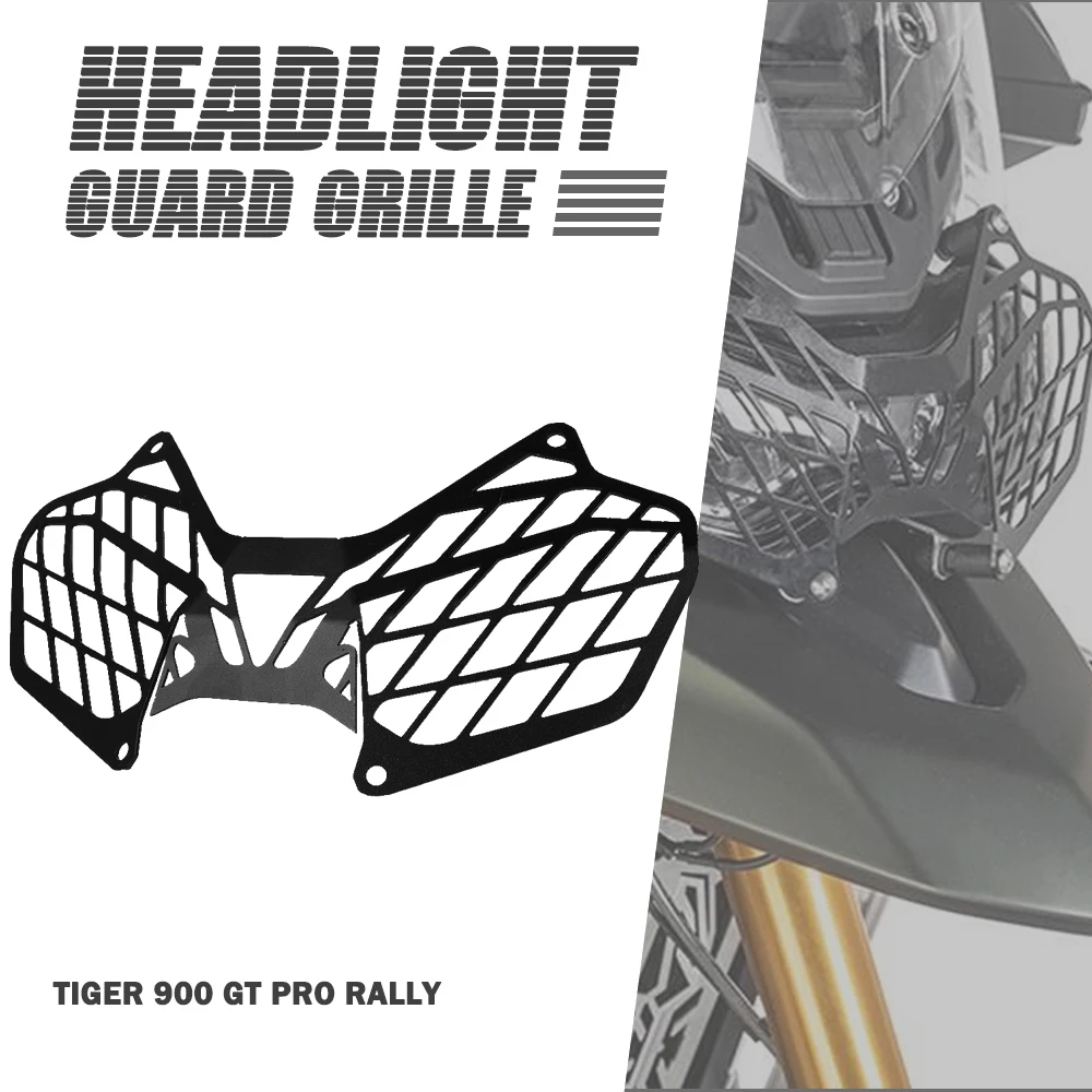 

FOR Tiger 900 GT PRO Rally 2020 2021 2022 2023 Motorcycle Headlight Guard Grille Head light Lamp Grid Cover FOR Tiger900