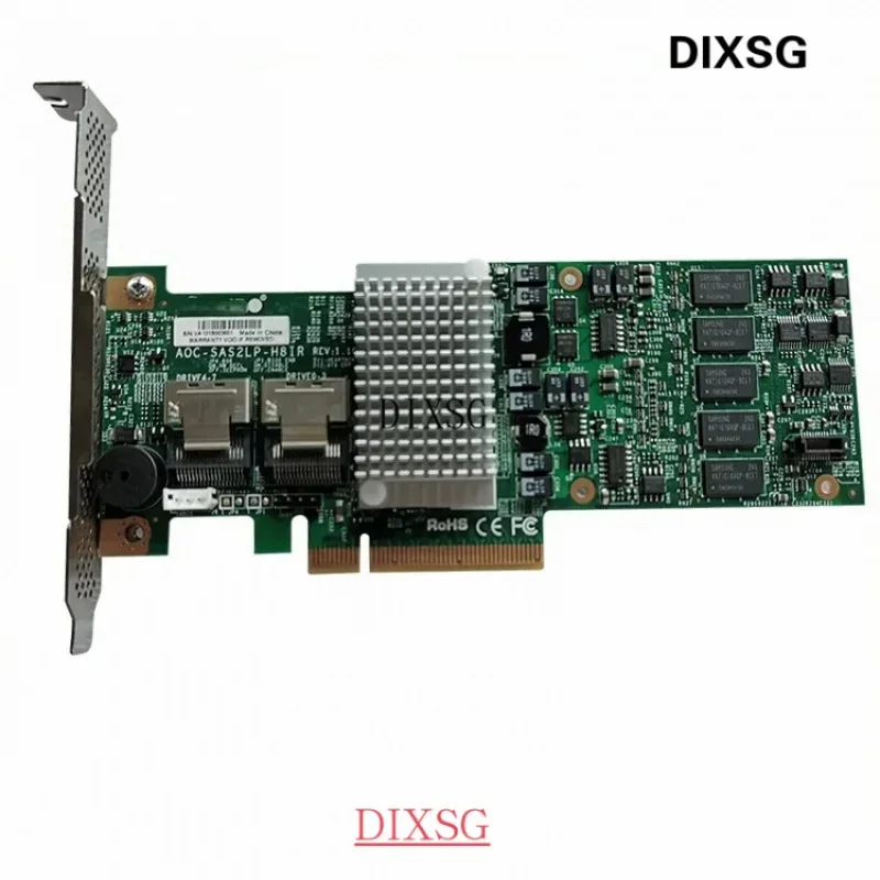 forAOC-SAS2LP-H8IR LSI 2108 6 Гбит/с 9260-8I SAS RAID-массив PCI-e X8 RAID-контроллер PCIe Card