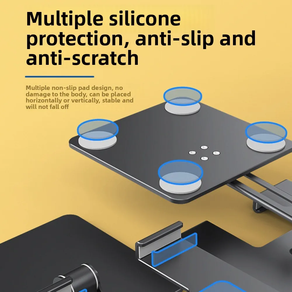 

Durable Adjustable Tablet Stand Multi Angle Anti Slip Tablet Holder Metal Foldable Tablet Phone Bracket Desk Holder